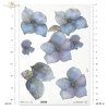 dekoracyjne wzory, motywy kwiatowe, bukiet kwiatów, Ogród Muz, Garden of Muses * Mulberry decoupage paper FPA1005, decorative patterns, floral motifs, bouquet of flowers, Garden of Muses *Seria Garden of Muses